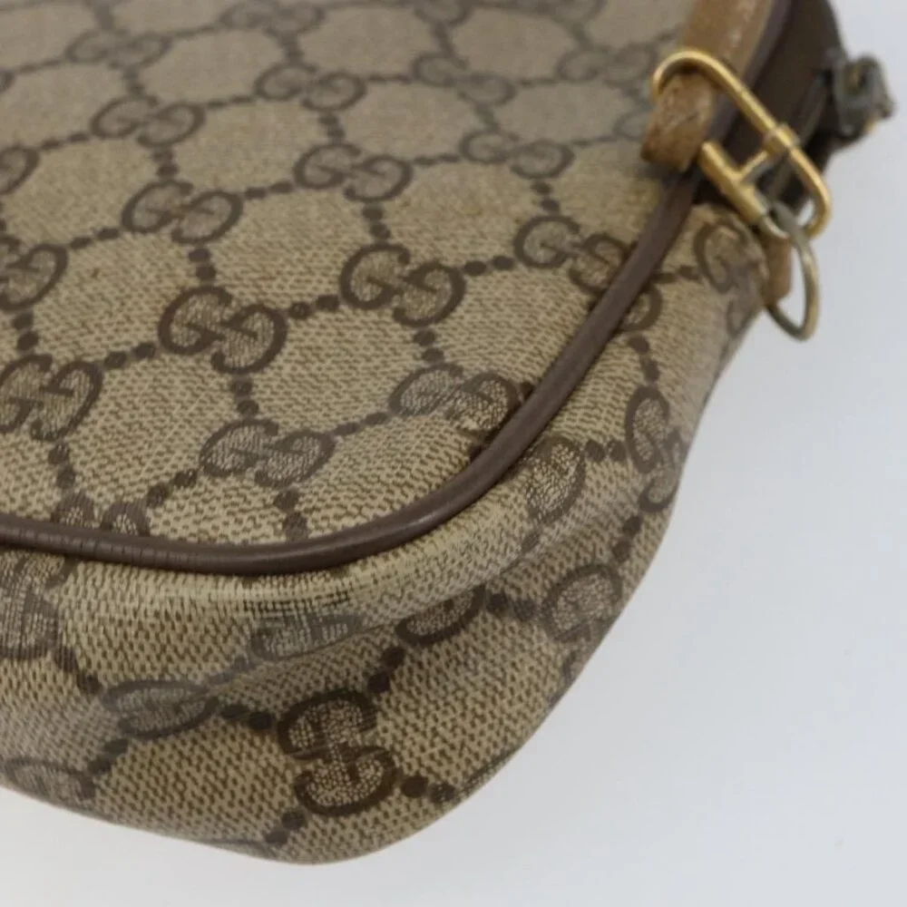 Authentic GUCCI GG Supreme Shoulder Bag PVC Beige Gold 97 02 068 - Picture 4 of 16